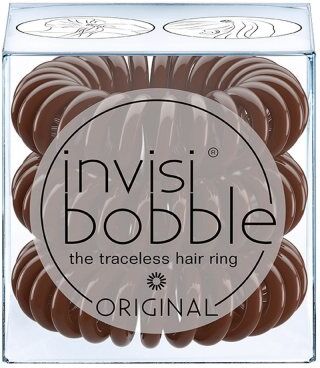 Invisi Bobble Pretzel Brown Traceless Hair Rings