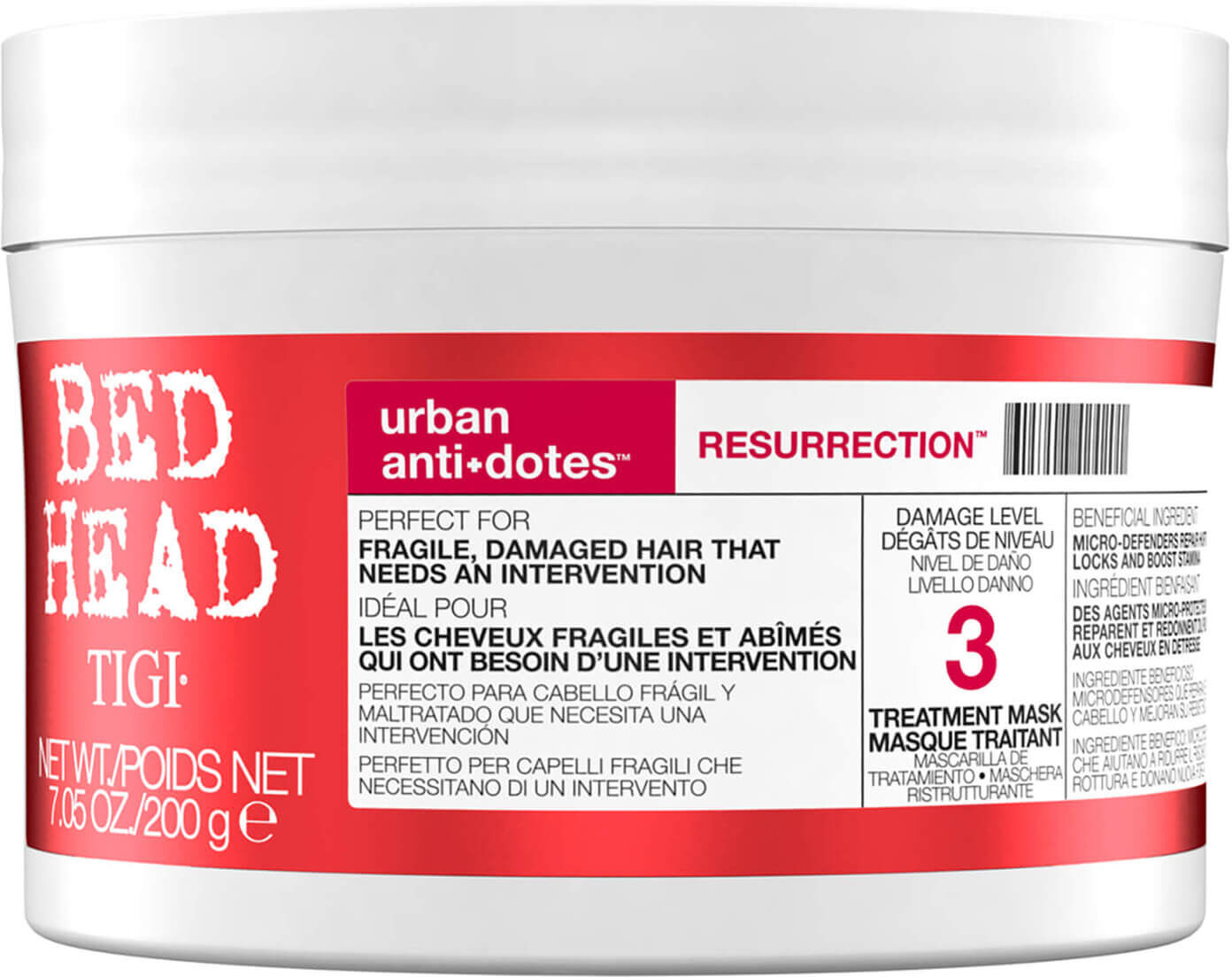 TIGI Bed Head Urban Antidotes Resurrection Treatment Mask (200g)