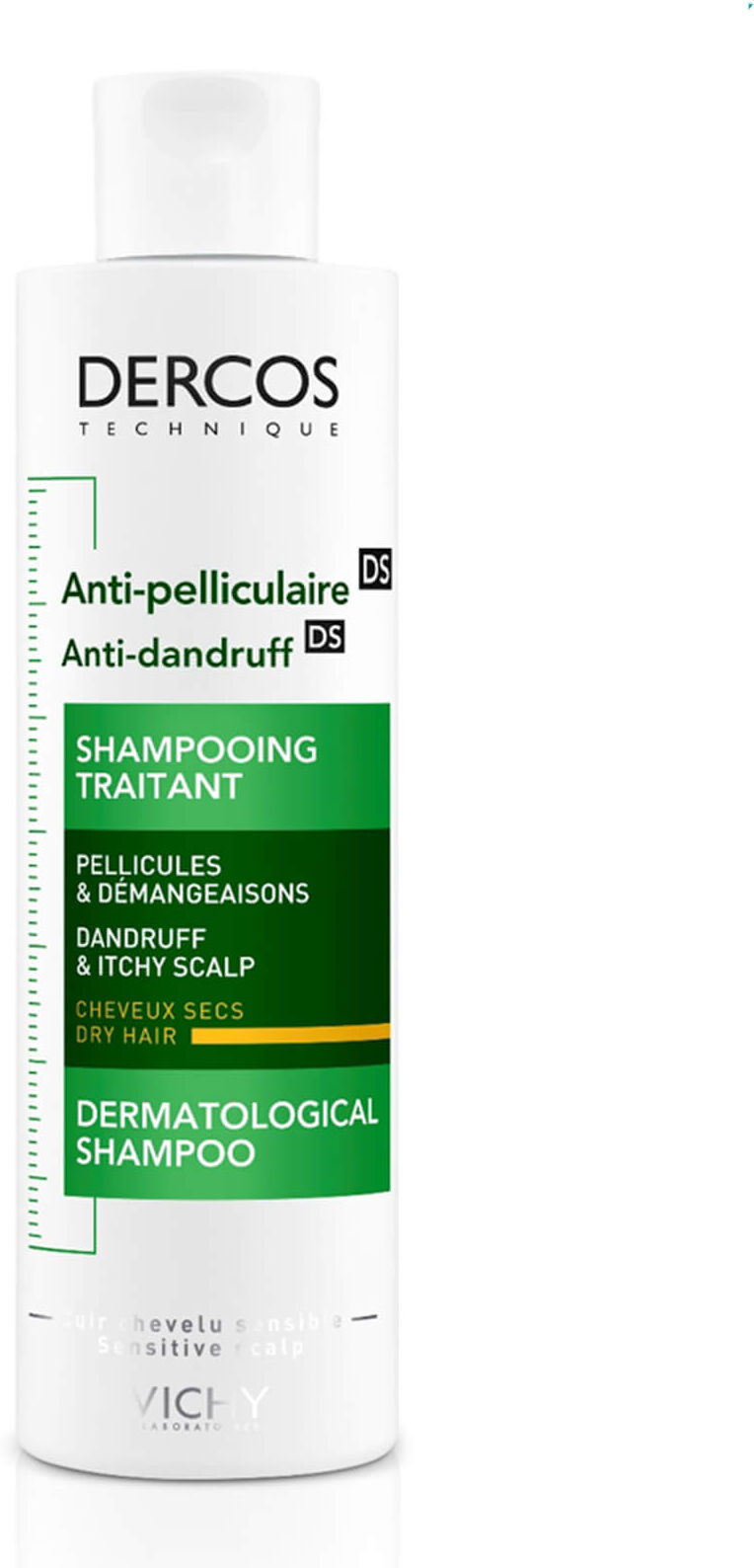 Vichy Dercos Anti-Dandruff Shampoo For Dry Hair 200ml.