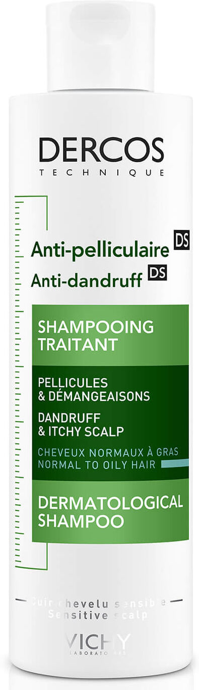 VICHY Dercos Anti-Dandruff Purifying Scalp Shampoo for Normal to Oily Hair 200ml