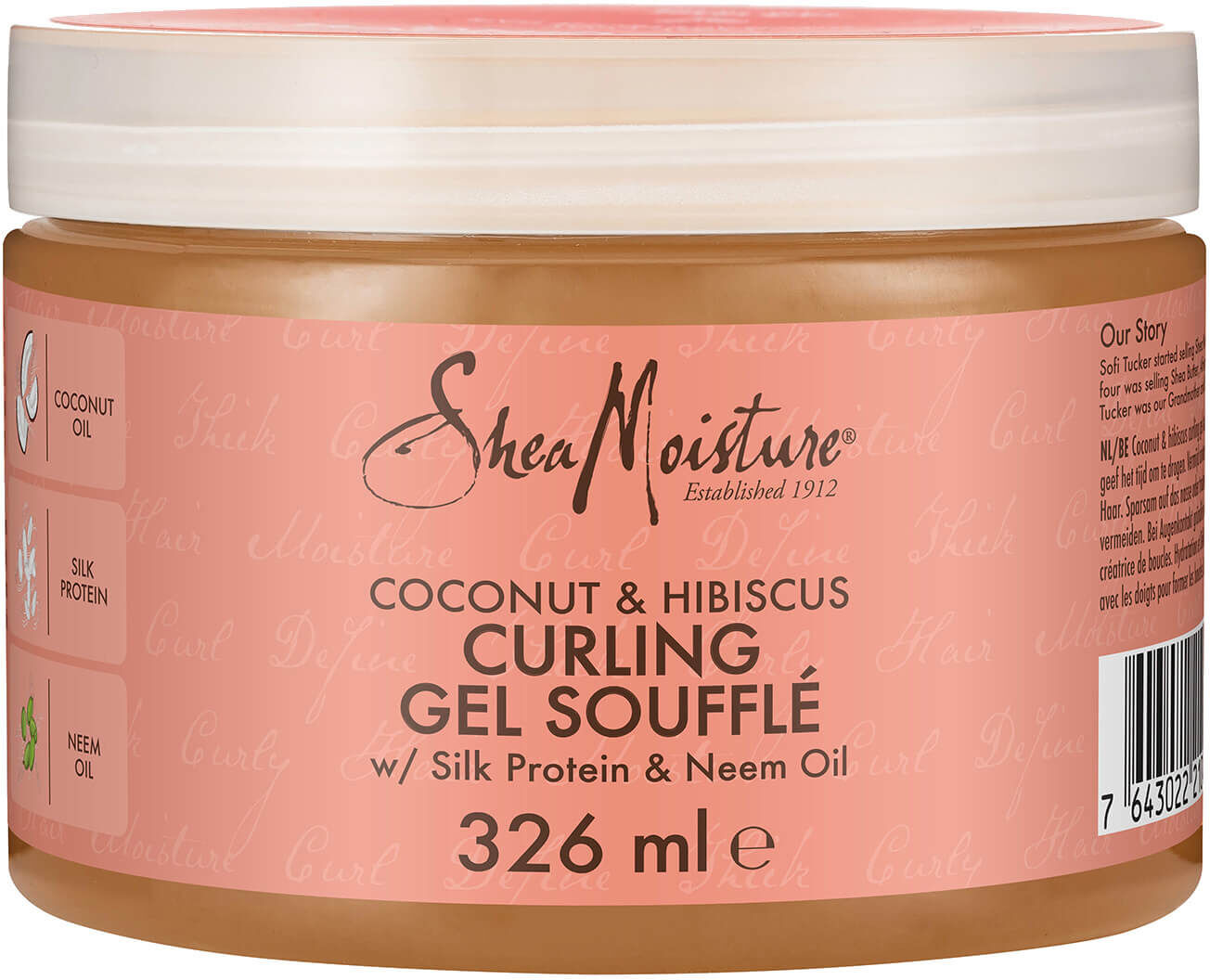 Shea Moisture Coconut & Hibiscus Curling Gel Soufflé 326 ml