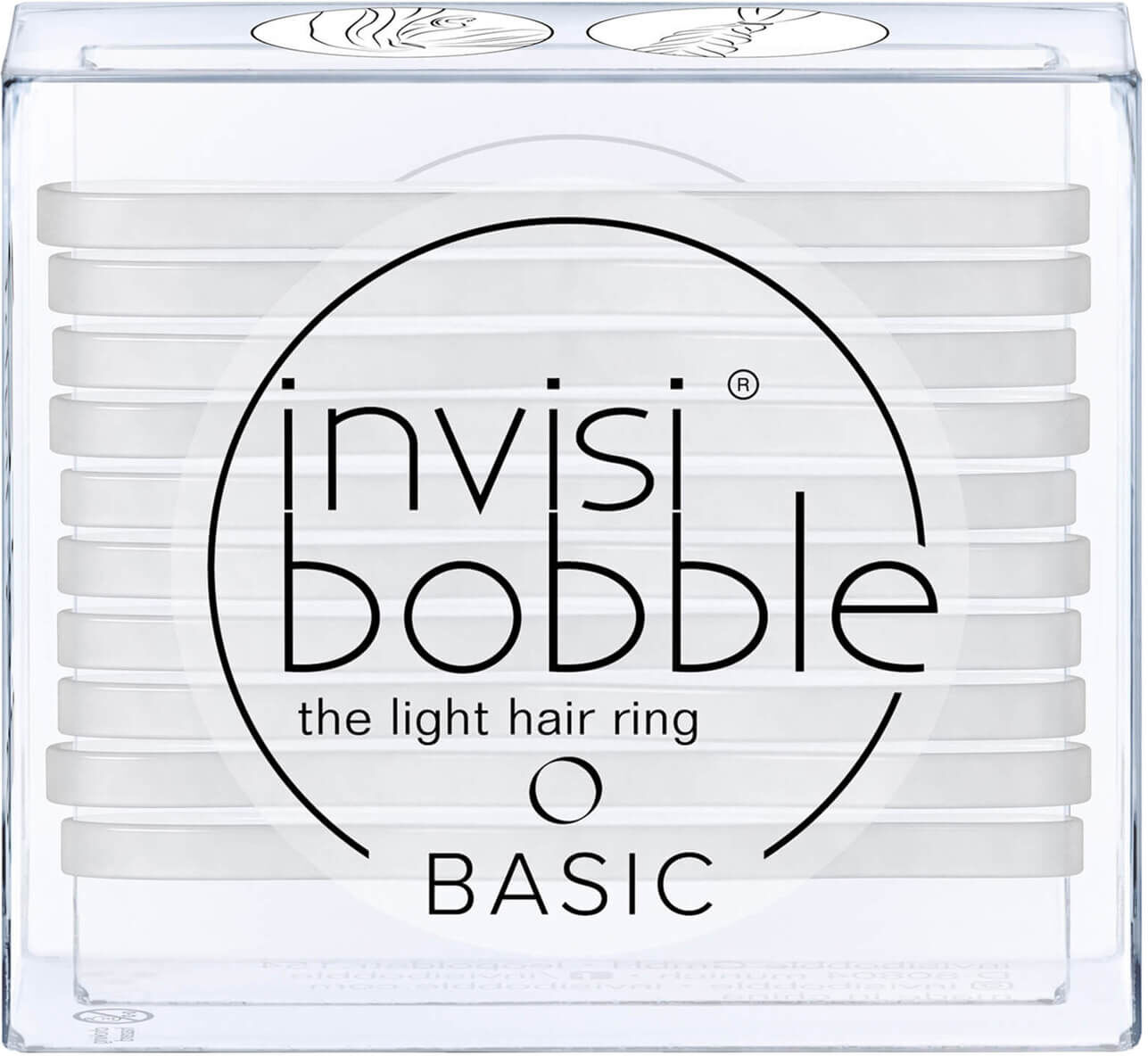 invisibobble Basic The Light Hair Ring - Crystal Clear (10 Pack)