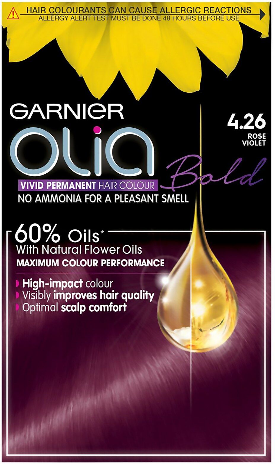 Garnier Olia Permanent Hair Dye (Various Shades) - 4.26 Rose Violet