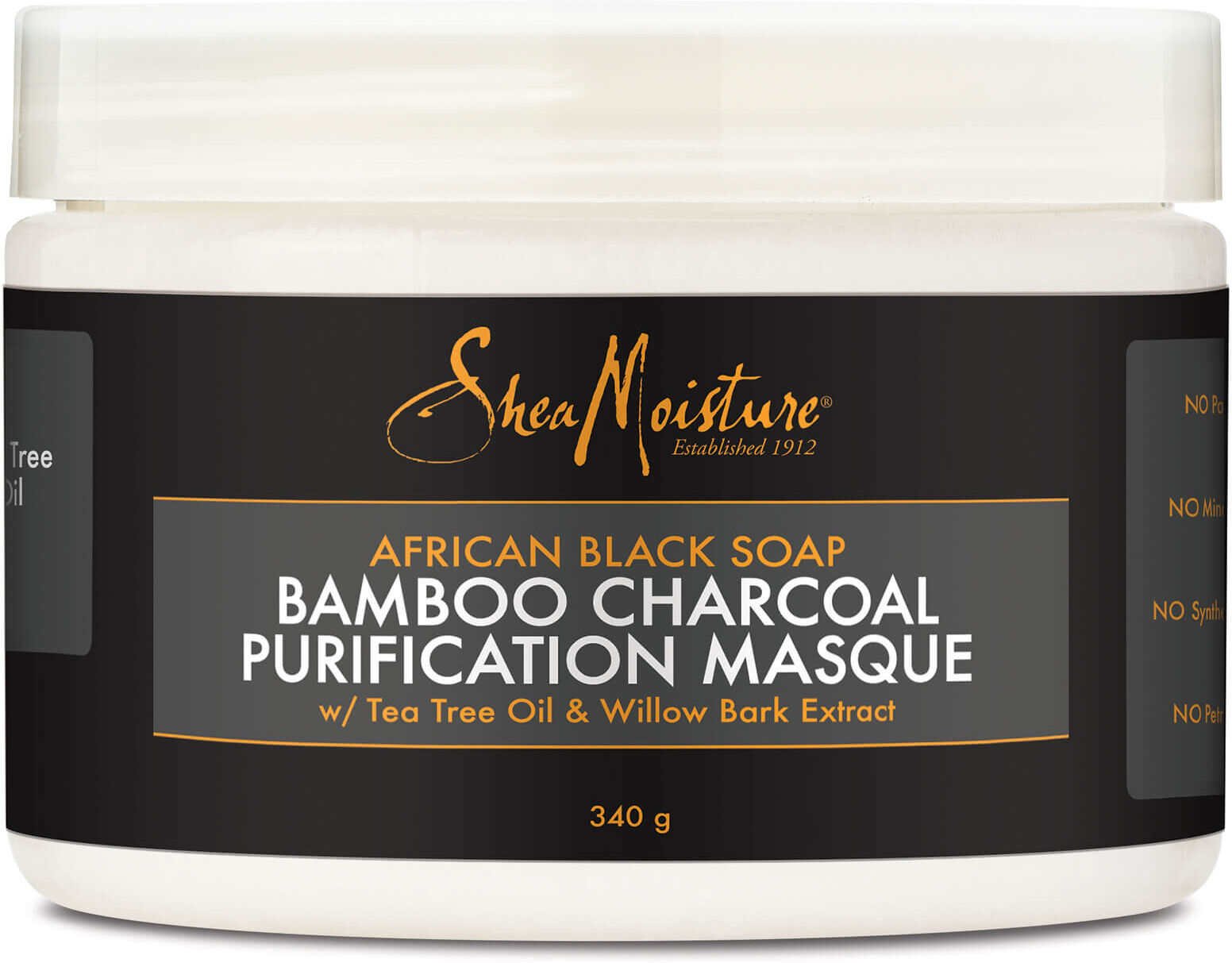 Shea Moisture African Black Soap Bamboo Charcoal Masque 354ml - Exclusive