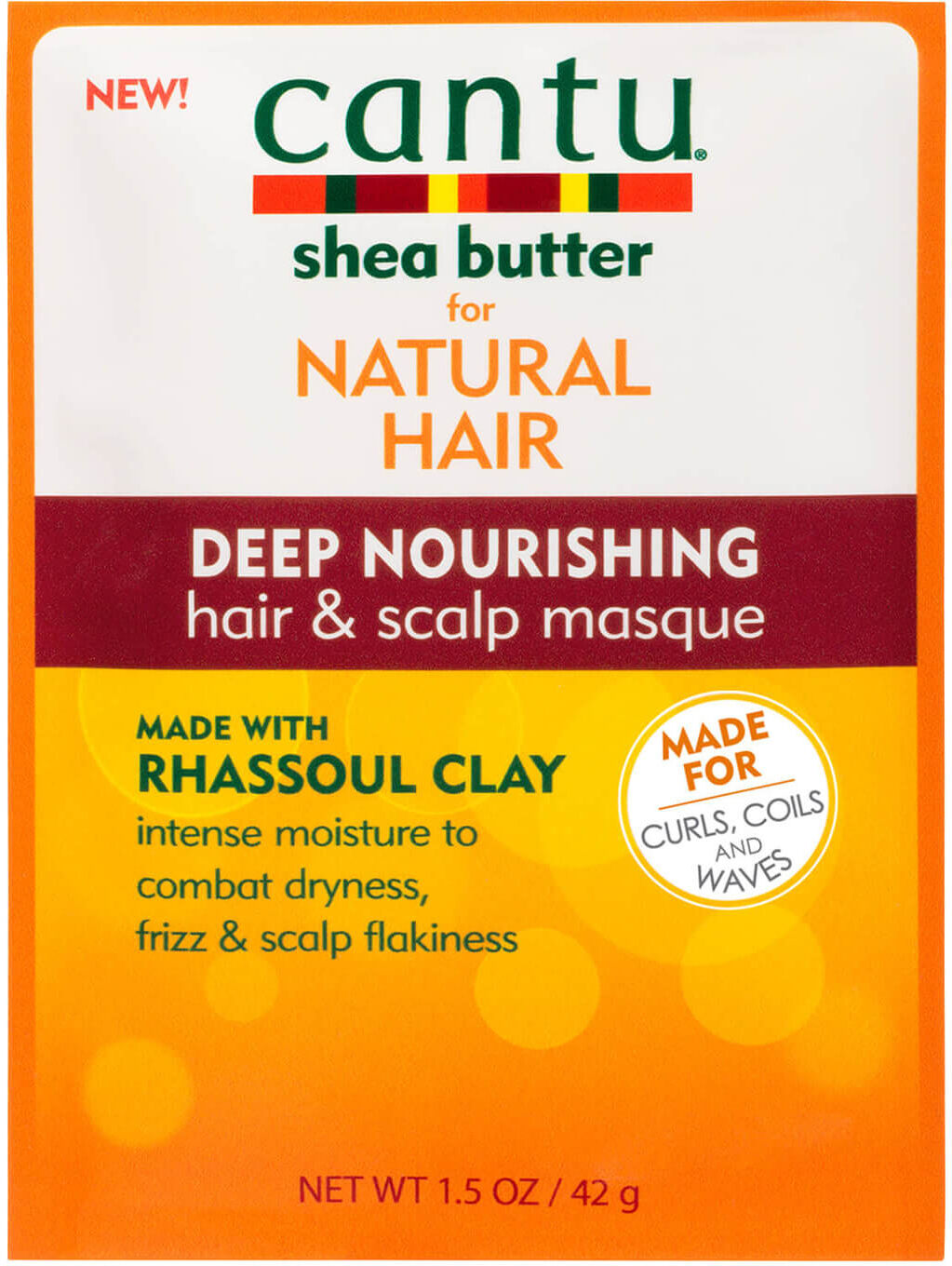 Cantu Nat Rhassoul Clay Deep Nourishing Masque 42g