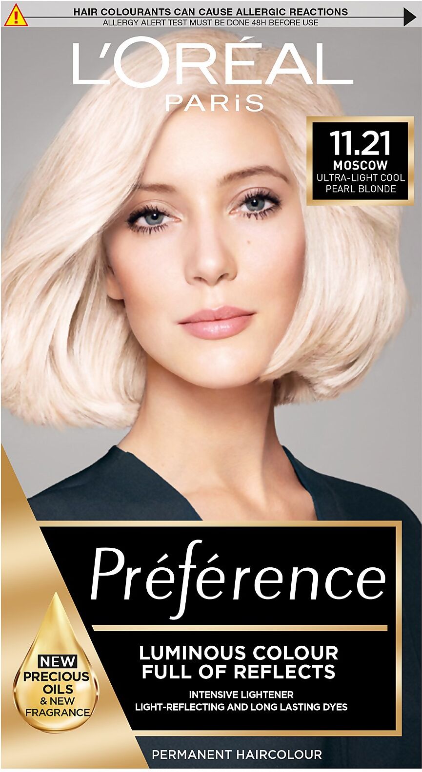 L'Oréal Paris Préférence Infinia Hair Dye (Various Shades) - 11.21 Ultra Light Pearl Blonde