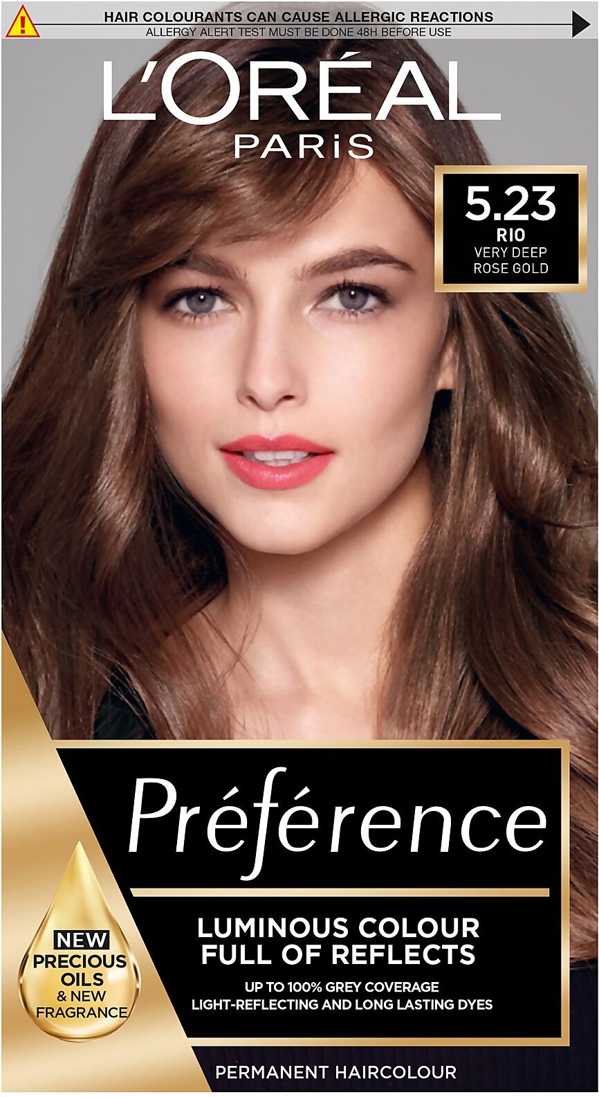 L'Oréal Paris Préférence Infinia Hair Dye (Various Shades) - 5.23 Chocolate Rose Gold Brown