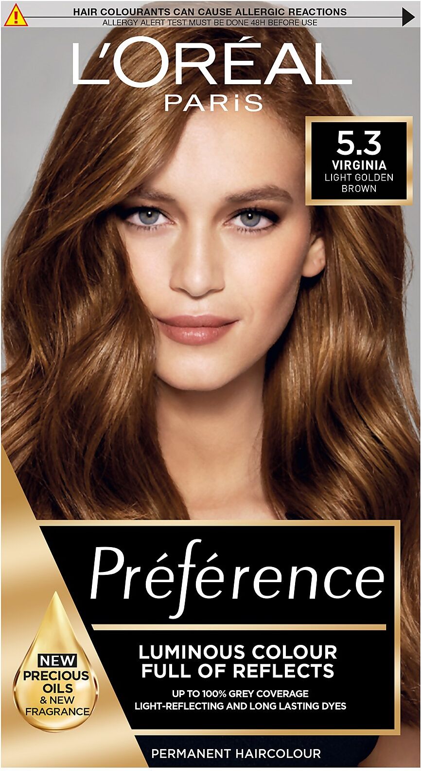 L'Oréal Paris Préférence Infinia Hair Dye (Various Shades) - 5.3 Virginia Chestnut Brown