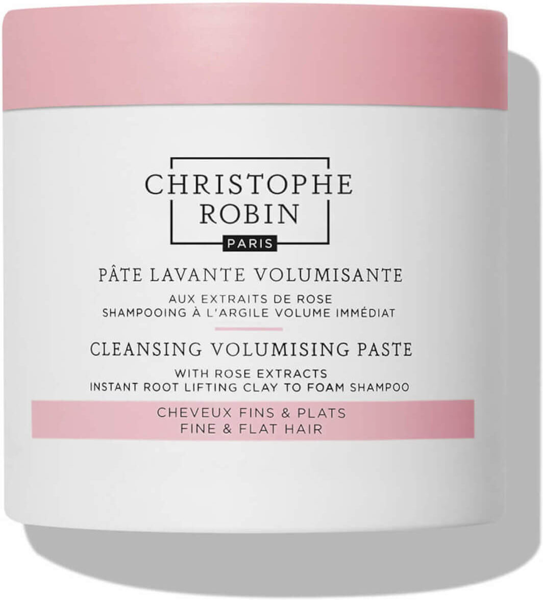 Christophe Robin Cleansing Volumising Paste with Pure Rassoul Clay and Rose 250ml