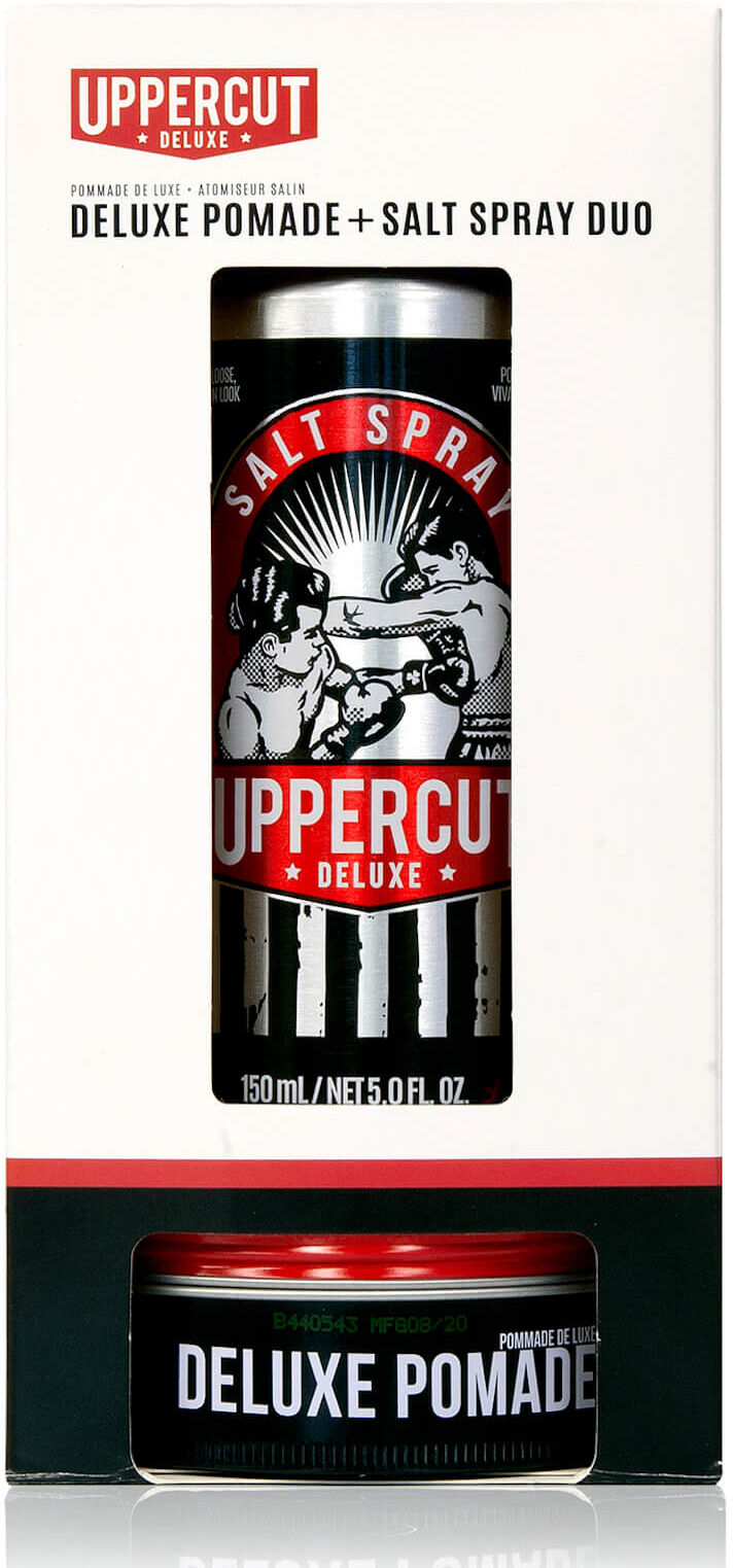 Uppercut Deluxe Pomade and Salt Spray Duo