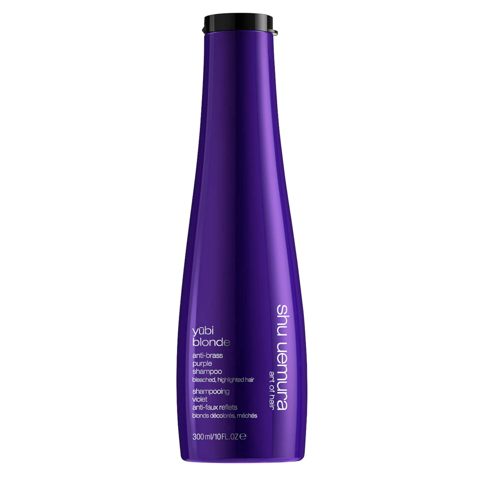 Shu Uemura Art of Hair Yubi Blonde Anti-Brass Purple Shampoo for Bleached, Highlighted Blonde Hair 300ml