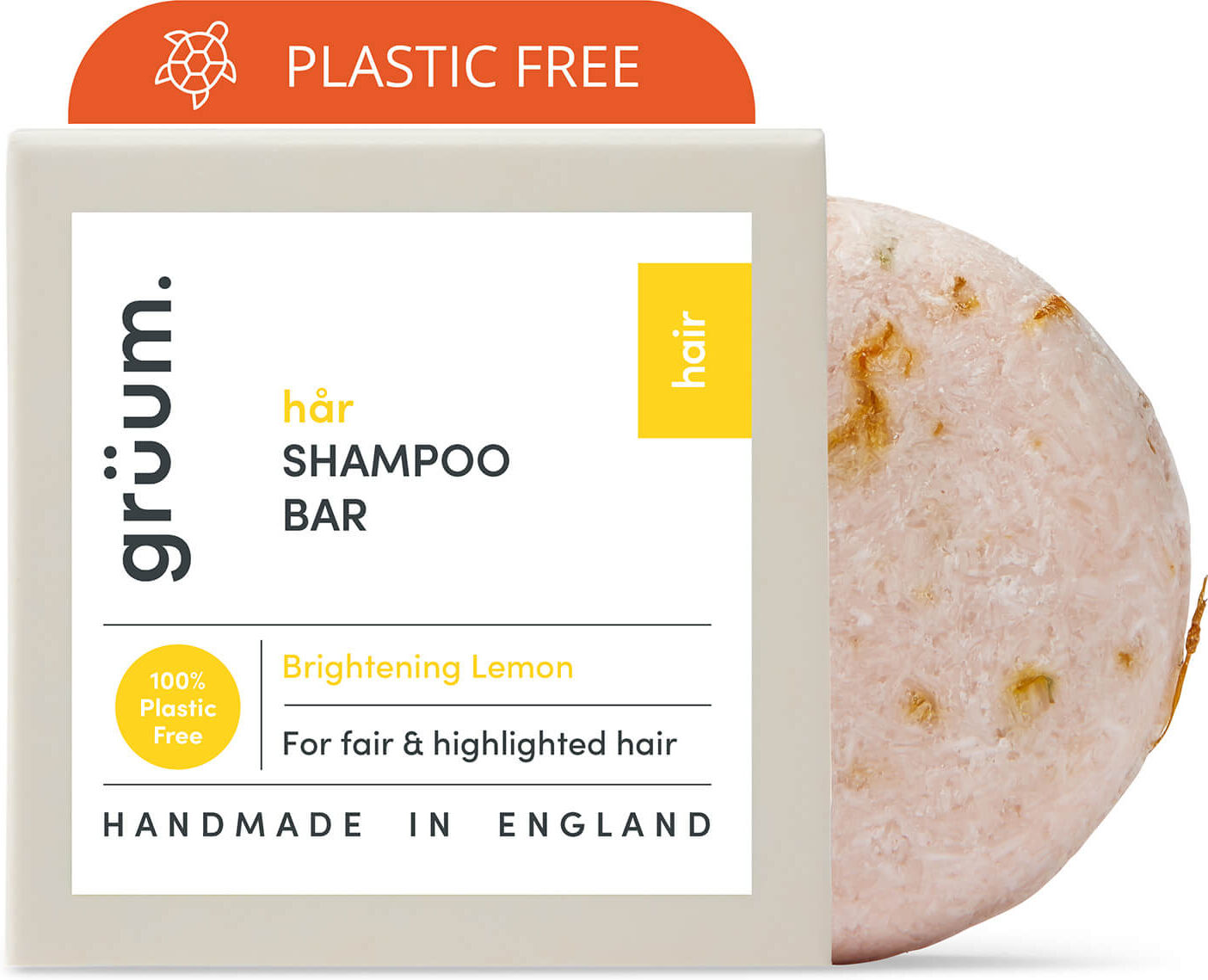 grüum Hår Zero Plastic Brightening Shampoo Bar 50g