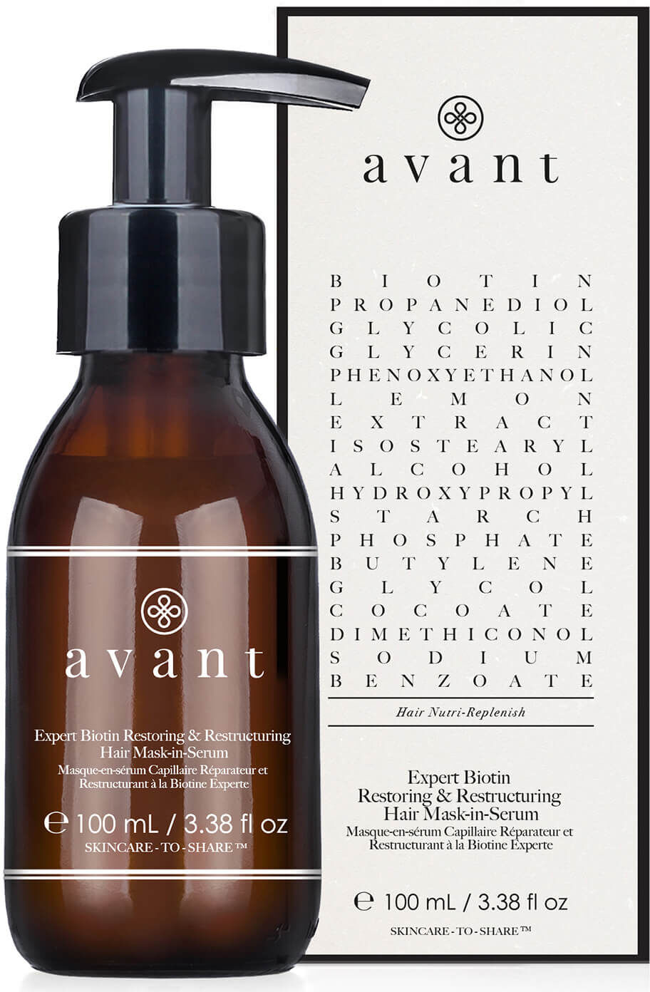 Avant Skincare Expert Biotin Restoring & Restructuring Hair Mask-in-Serum 100ml