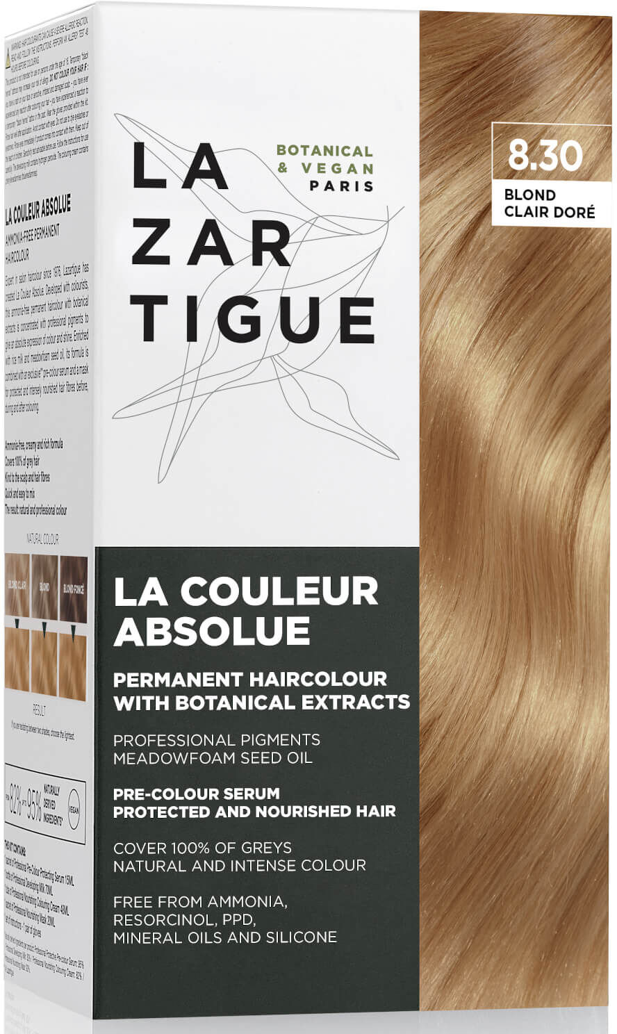 Lazartigue Absolute Colour - 8.30 Light Golden Blonde 153ml