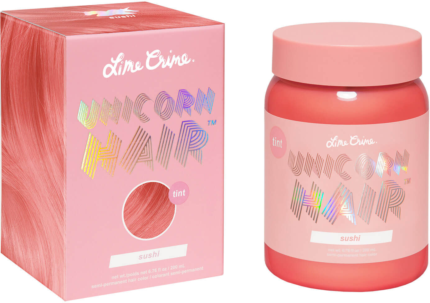 Lime Crime Unicorn Hair Tint 200ml (Various Shades) - ##EE6B63 Sushi