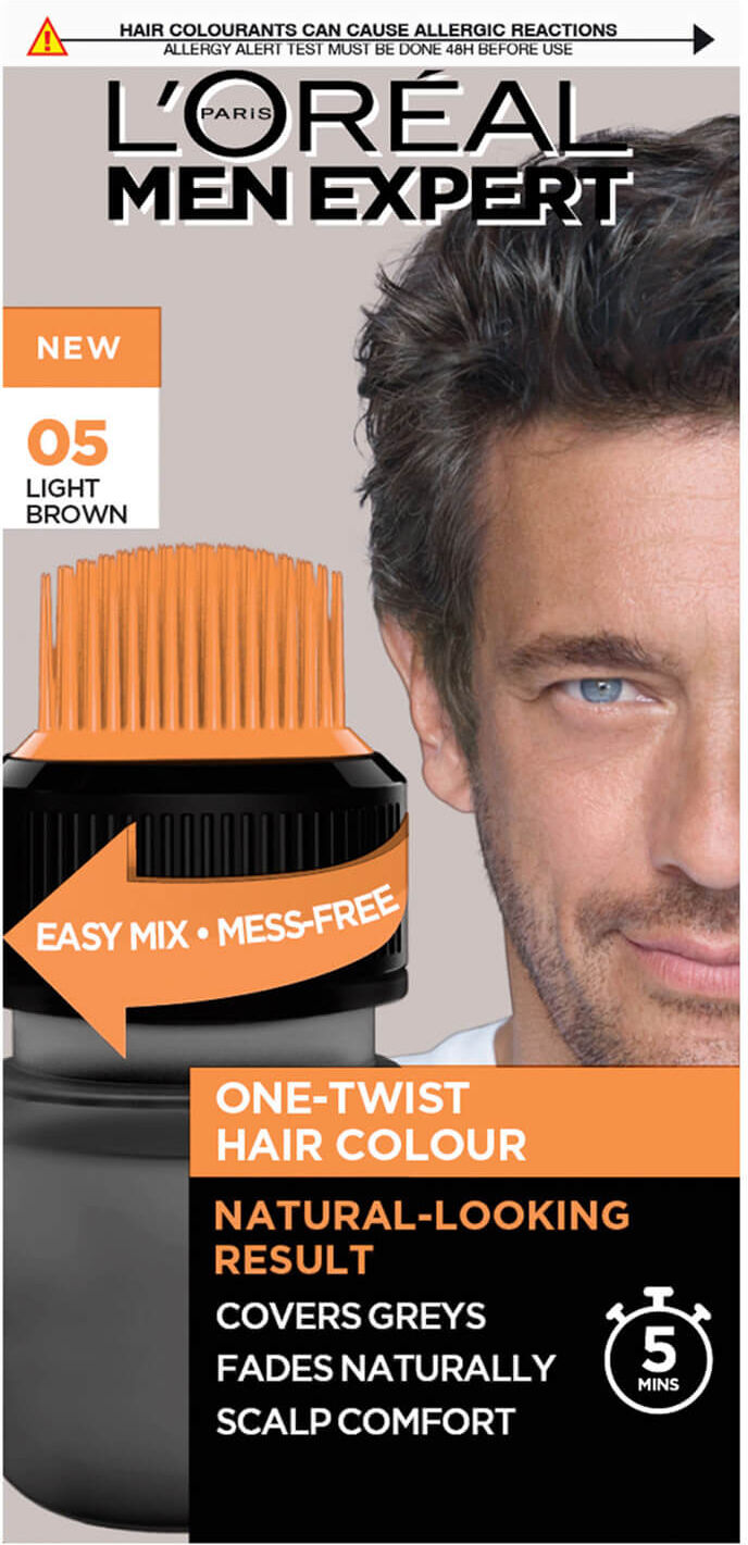 LOréal Paris Men Expert L'Oréal Men Expert One-Twist Semi-Permanent Hair Colour (Various Shades) - 05 Light Brown