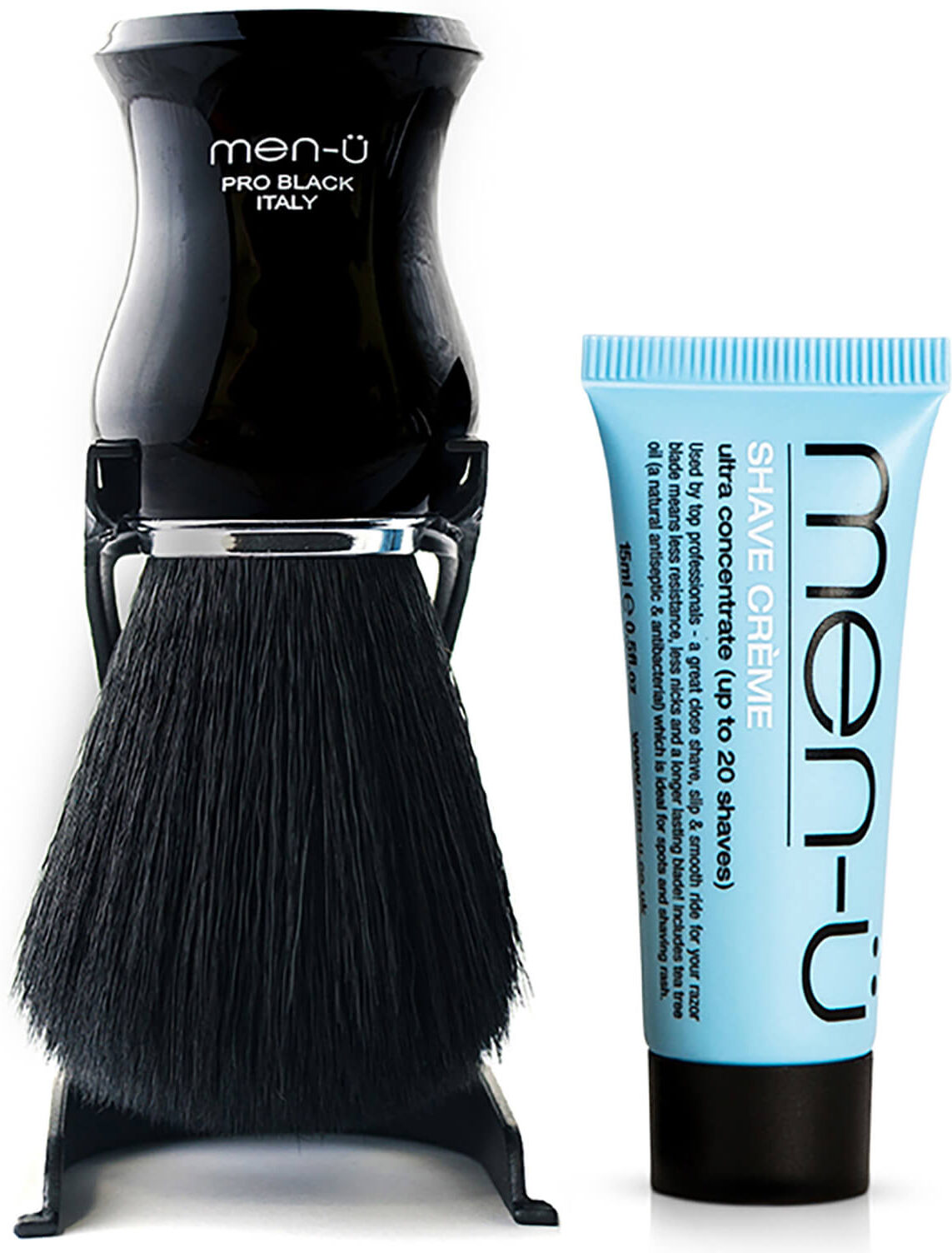 men-u men-ü Pro Black Shaving Brush