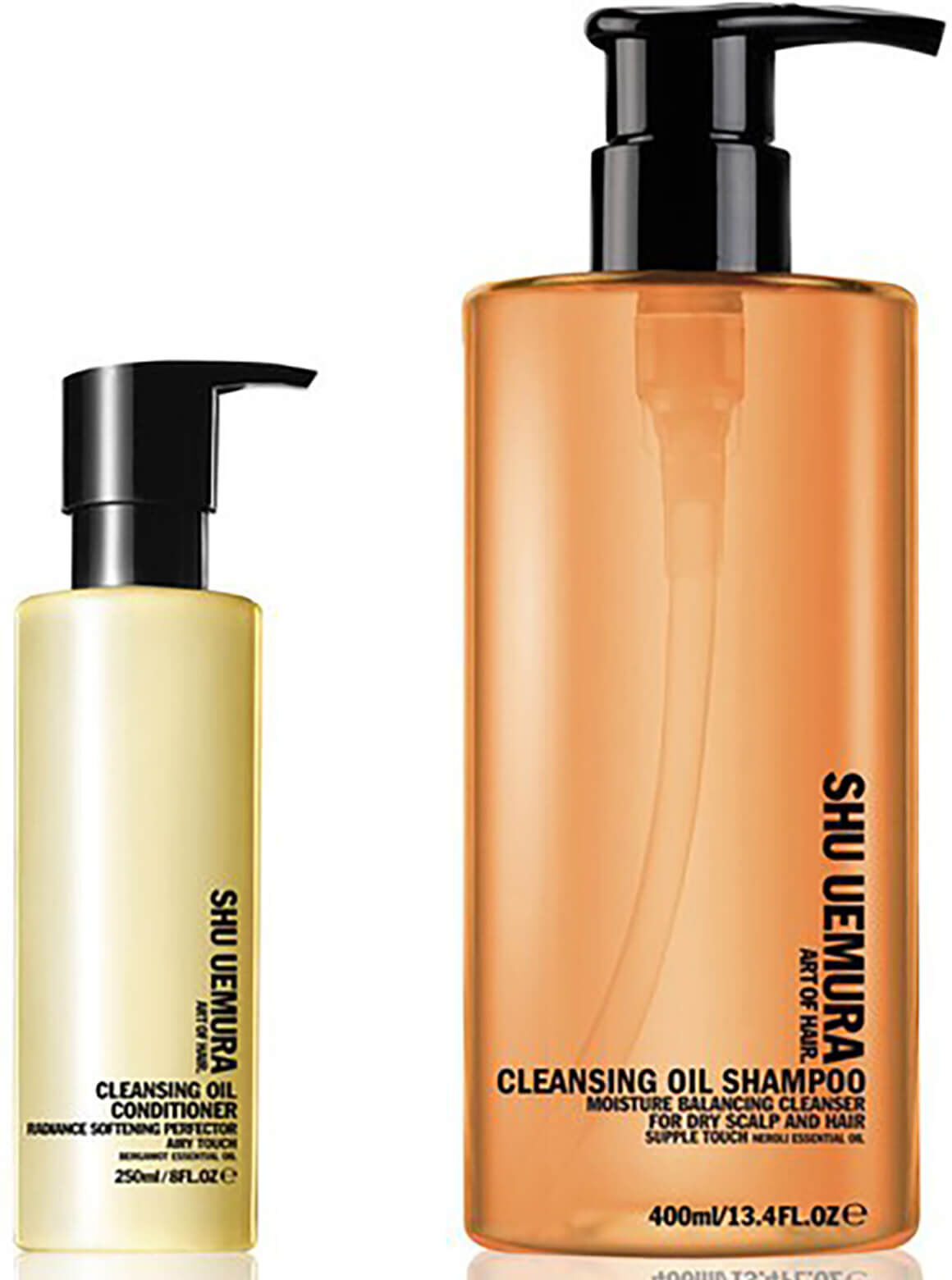 Shu Uemura Art of Hair Cleansing Oil Shampoo for Dry Scalp (400ml) and Conditioner (250ml)