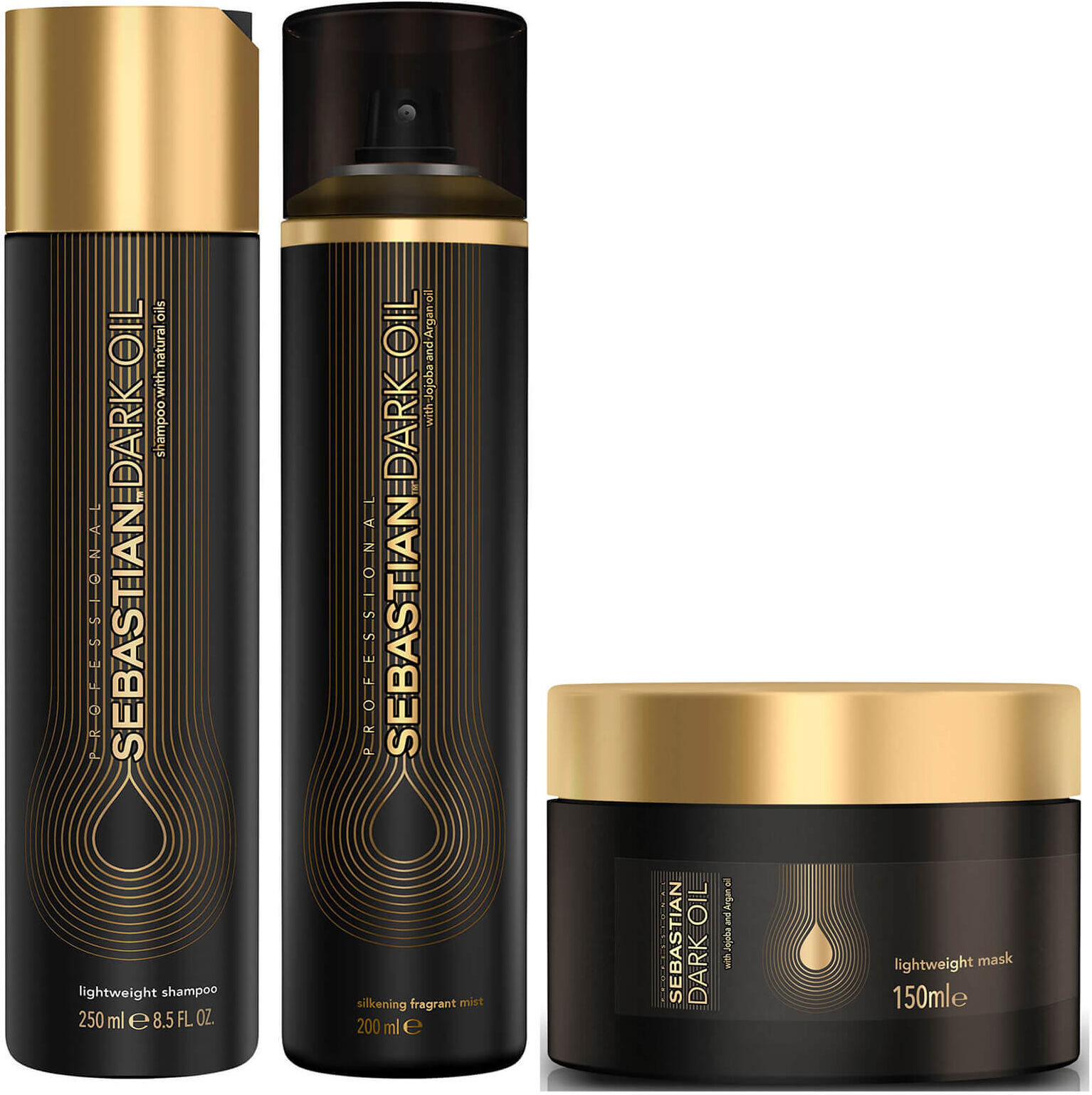 Sebastian Professional Dark Oil Deep Nourishing Bundle