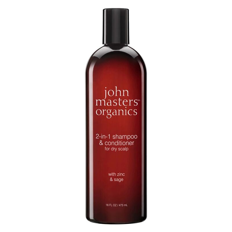 John Masters 2-in-1 Shampoo & Conditioner for Dry Scalp with Zinc & Sage (473ml)