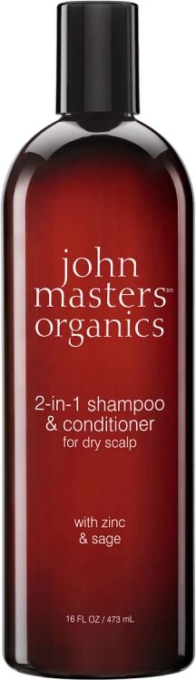 John Masters 2-in-1 Shampoo & Conditioner for Dry Scalp with Zinc & Sage (473ml)