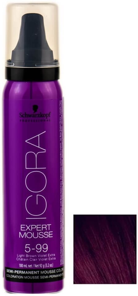 Schwarzkopf Igora Expert Mousse 5-99 - Light Brown Violet Extra (U) 100 ml