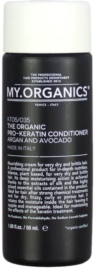 My.Organics The Organic Pro-Keratin Conditioner Argan And Avocado 50 ml