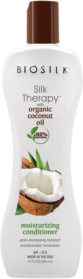 Biosilk Organic Coconut Oil Moisturizing Conditioner 355 ml