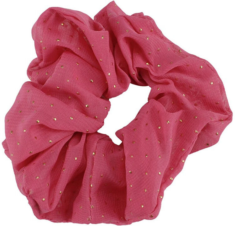 Everneed Scrunchie Pink med Guld Dots (U)