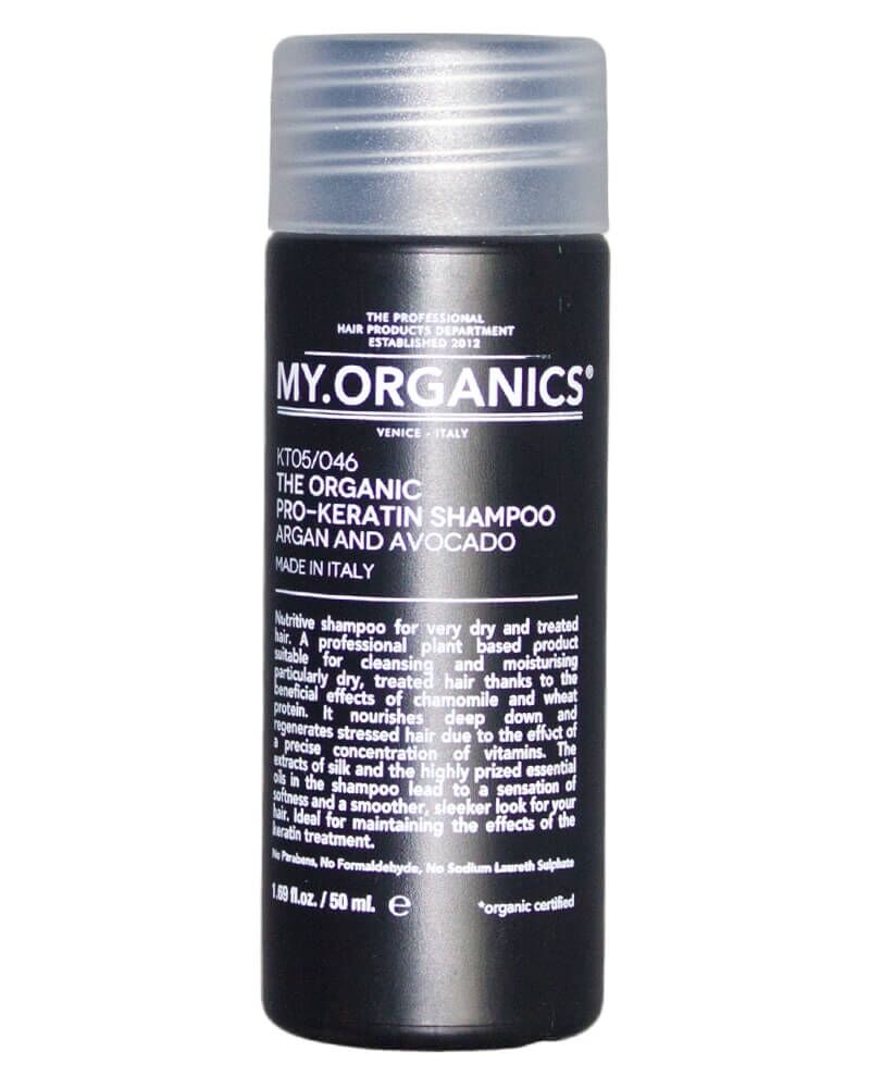 My.Organics The Organic Pro-Keratin Shampoo Argan And Avocado 50 ml