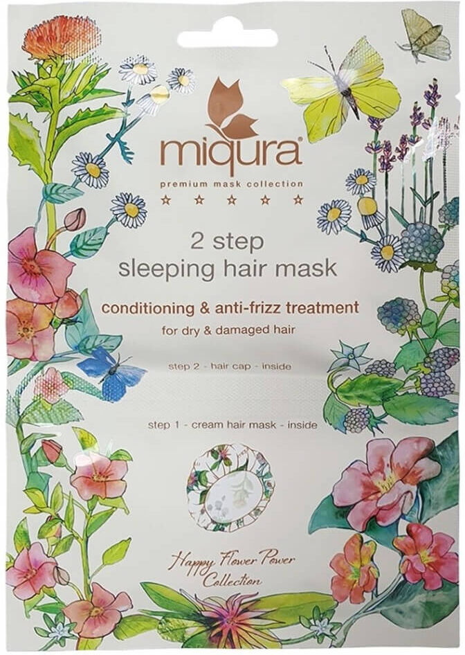 Miqura Happy Flower Power Collection 2 Step Sleeping Hair Mask