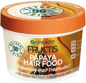 Garnier Fructis Hair Food Papaya Mask - 390 ml.