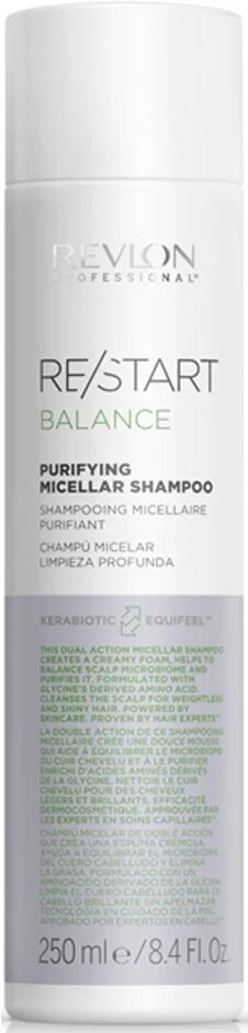 Revlon Professional Restart  Balance Purifying Micellar Shampoo, 250 ml Revlon Professional Shampoo