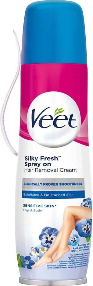 Veet Spray On Hair Removal Creme, 150 ml Veet Hårfjerningskrem