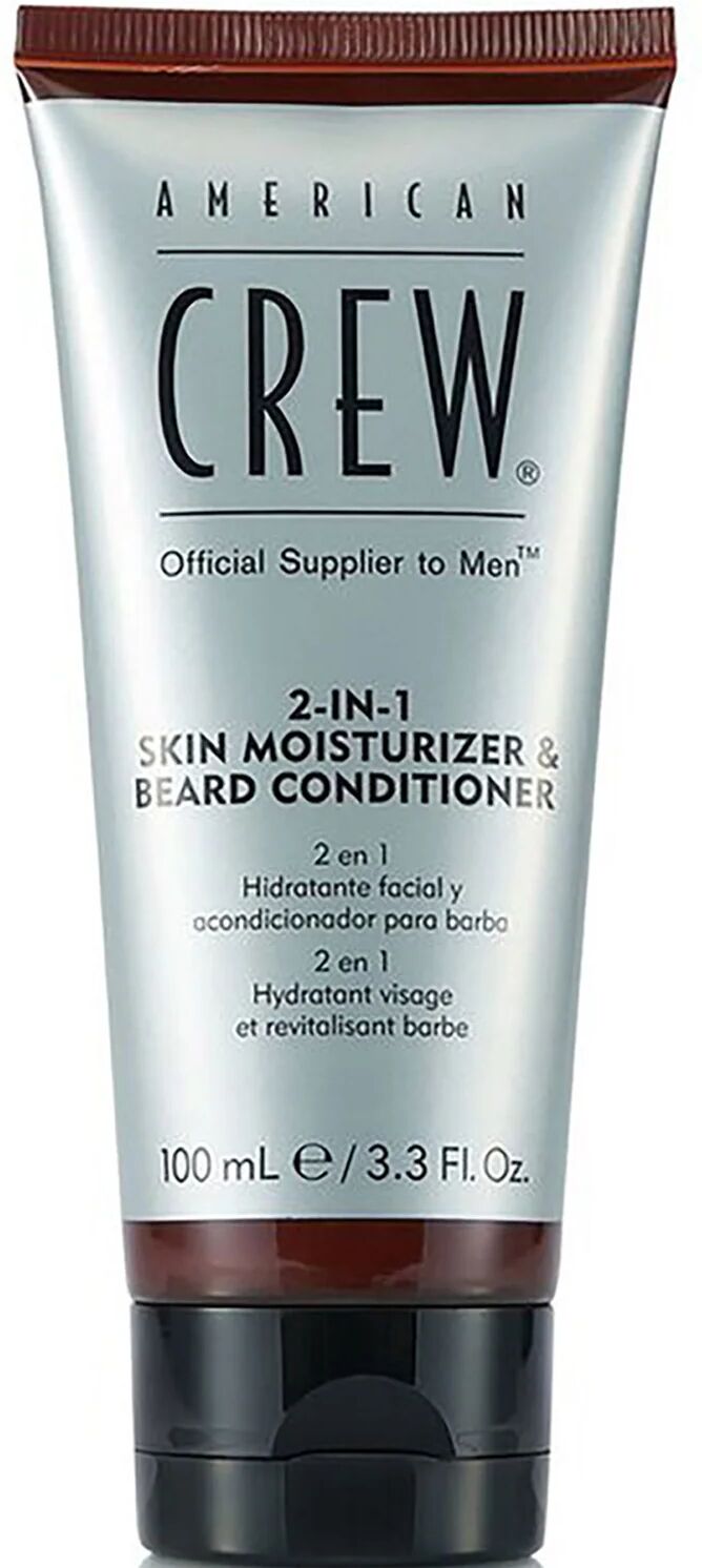 American Crew 2 In 1 Skin Moisturizer And Beard Conditioner, 100 ml American Crew Skjeggshampoo & Skjeggbalsam