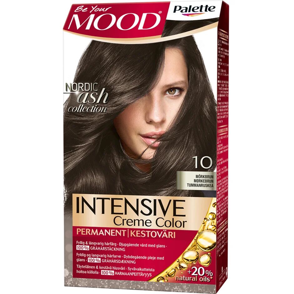 Mood Haircolor 10 Dark Brown,  MOOD Hårfarge