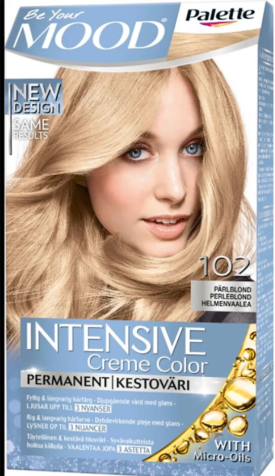 Mood Haircolor 102 Pearl Blonde,  MOOD Hårfarge