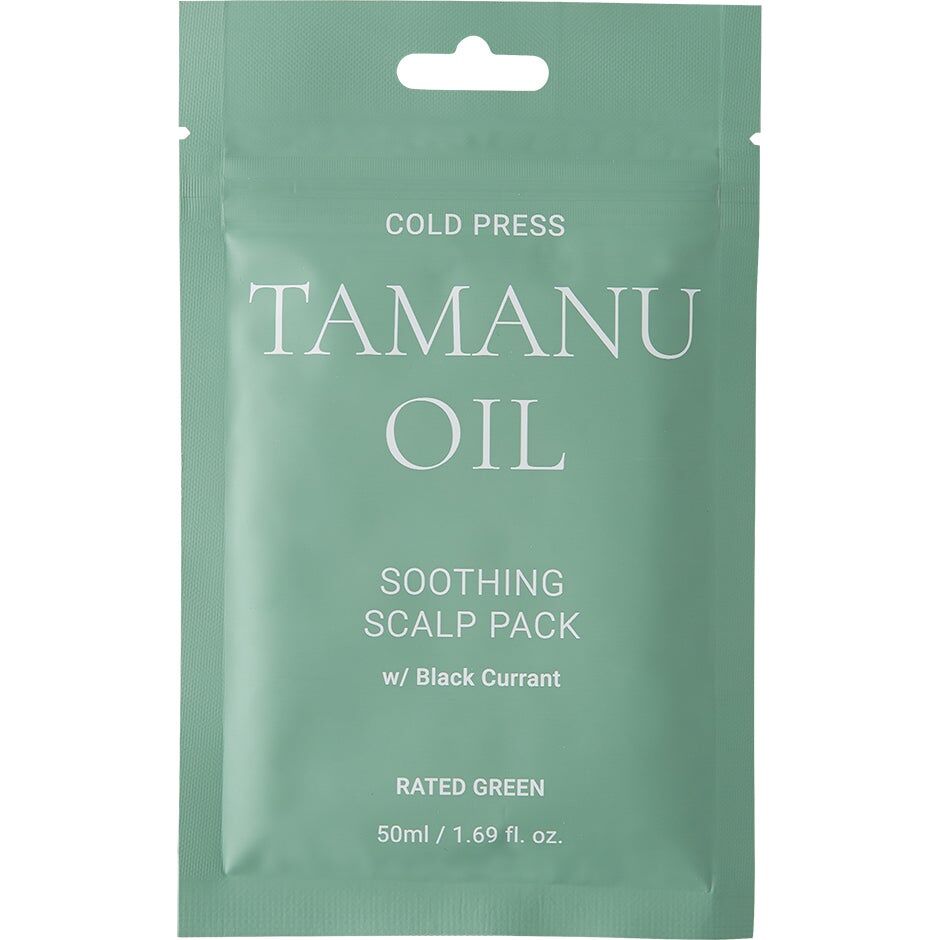 Rated Green Cold Press Tamanu Oil Soothing Scalp Pack w/ Black Currant, 50 ml Rated Green Pleiende hårprodukter