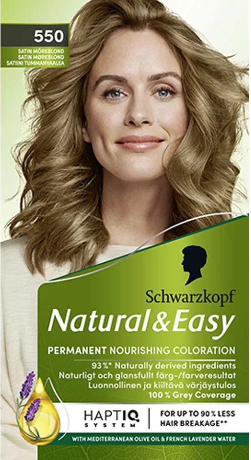 Schwarzkopf Natural & Easy,  Schwarzkopf Hårfarge