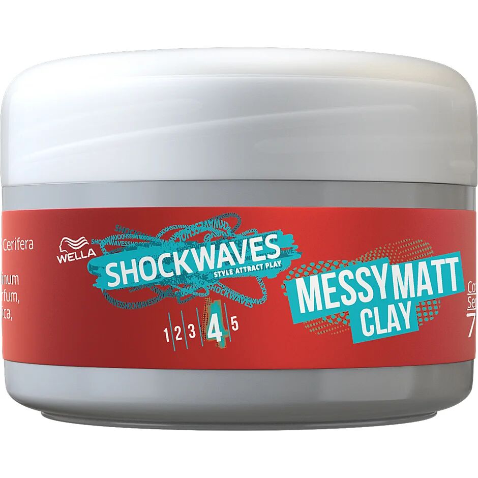 Wella Styling Wella Shockwaves Ultra Effective Go Mate Clay Wax, 75 ml Wella Styling Hårvoks