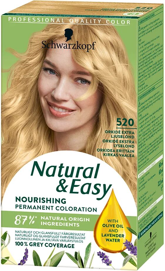 Schwarzkopf Natural & Easy,  Schwarzkopf Hårfarge