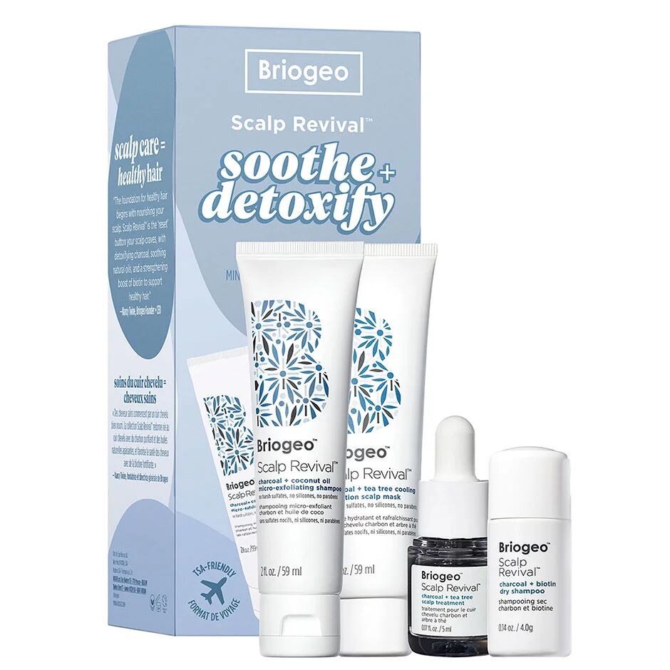 Briogeo Scalp Revival™ Soothe + Detoxify Hair Care Minis,  Briogeo Pakke