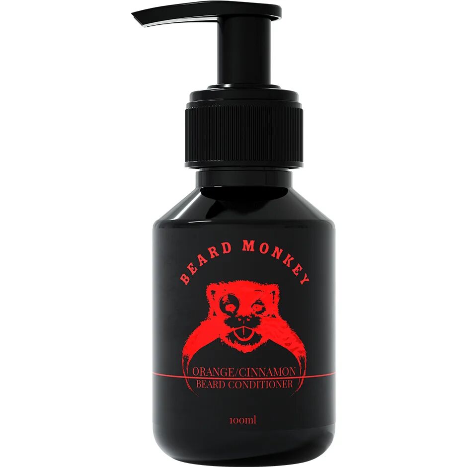 Beard Monkey Orange & Cinnamon Beard Conditioner, 100 ml Beard Monkey Skjeggshampoo & Skjeggbalsam