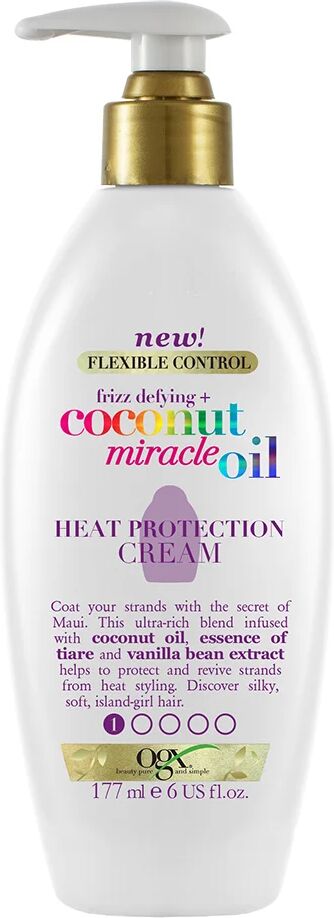 OGX Coco Miracle Heat Protection Cream, 177 ml OGX Varmebeskyttelse