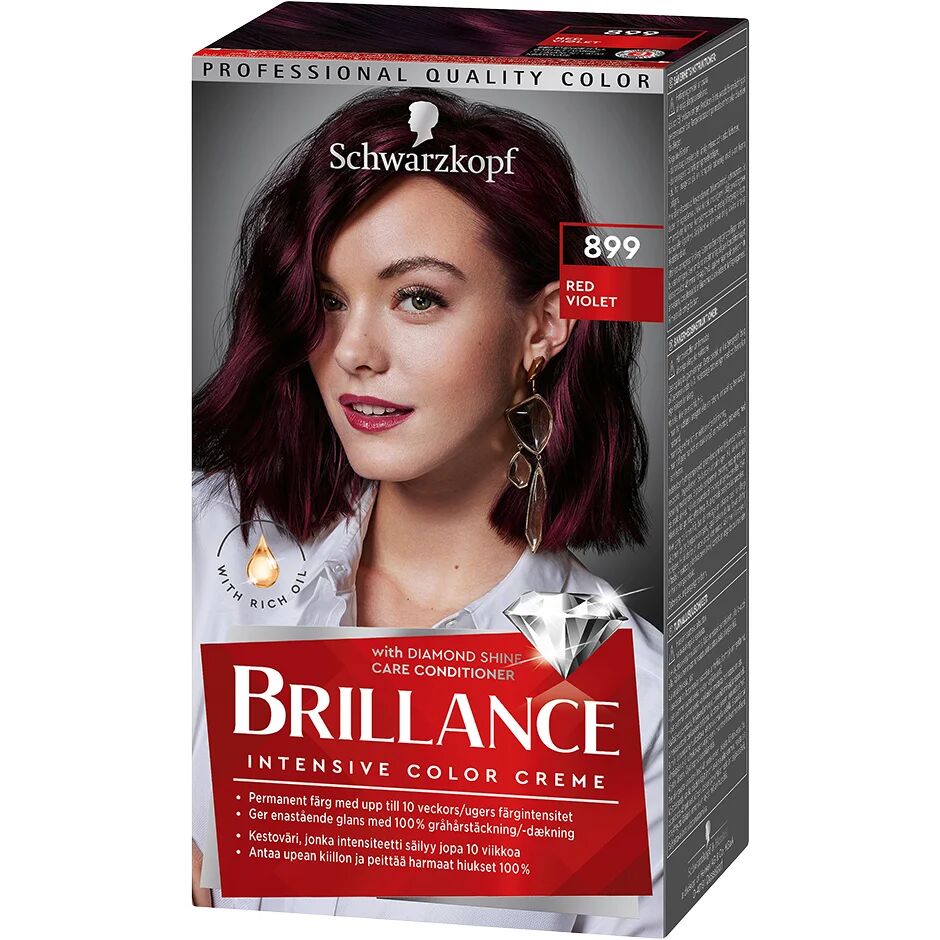 Schwarzkopf Brillance Intensive Color-Creme, 811 Scandinavian Blonde,  Schwarzkopf Hårfarge