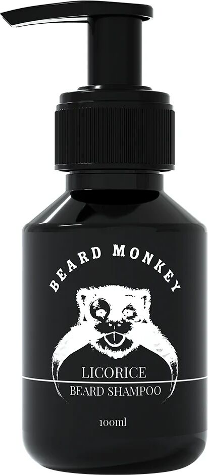 Beard Monkey Licorice Beard Shampoo, 100 ml Beard Monkey Skjeggshampoo & Skjeggbalsam