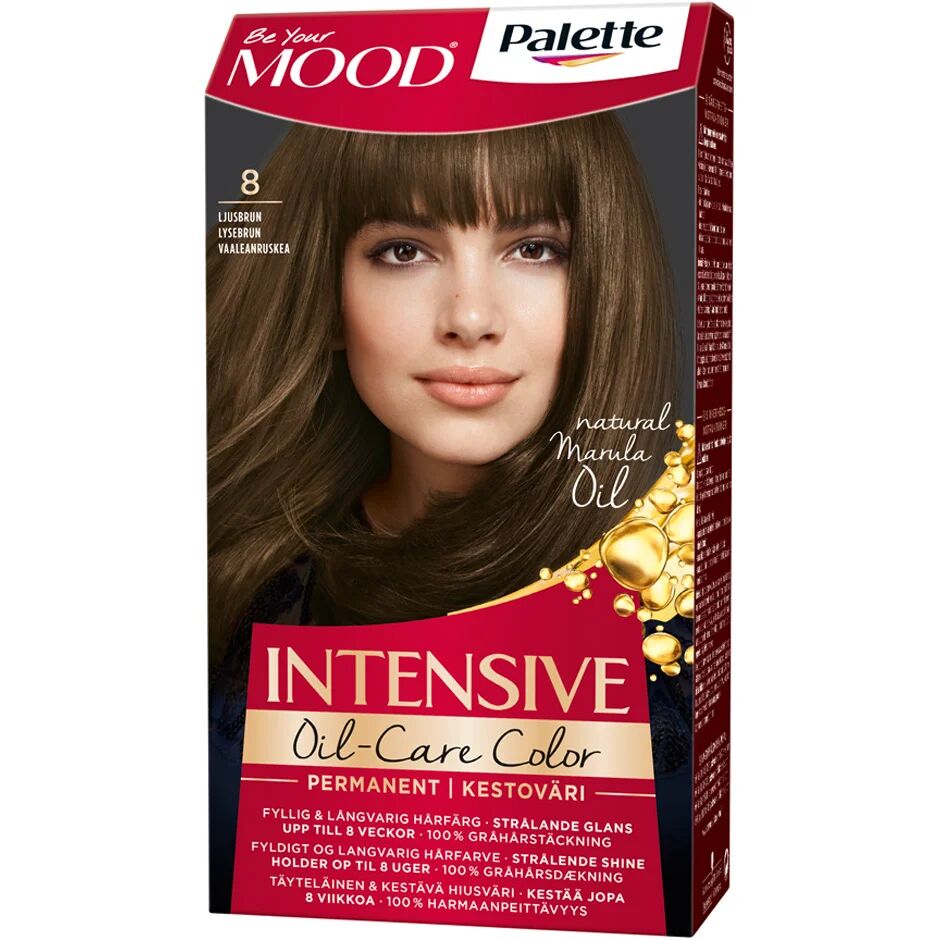 Mood Haircolor 08 Light Brown,  MOOD Hårfarge