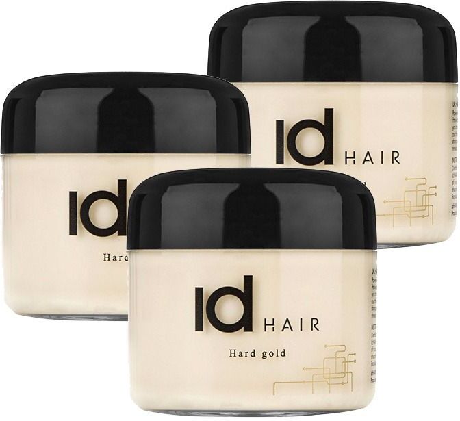 Id Hair 3-Pack Id Hair Hard Gold 100ml