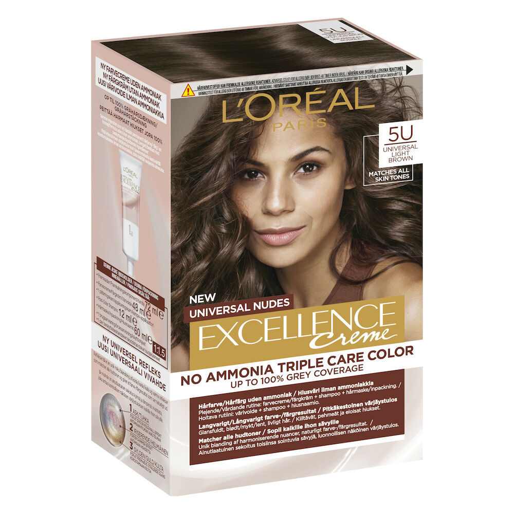 L'Oréal Loreal Excellence Universal Nudes 5u Light Brown
