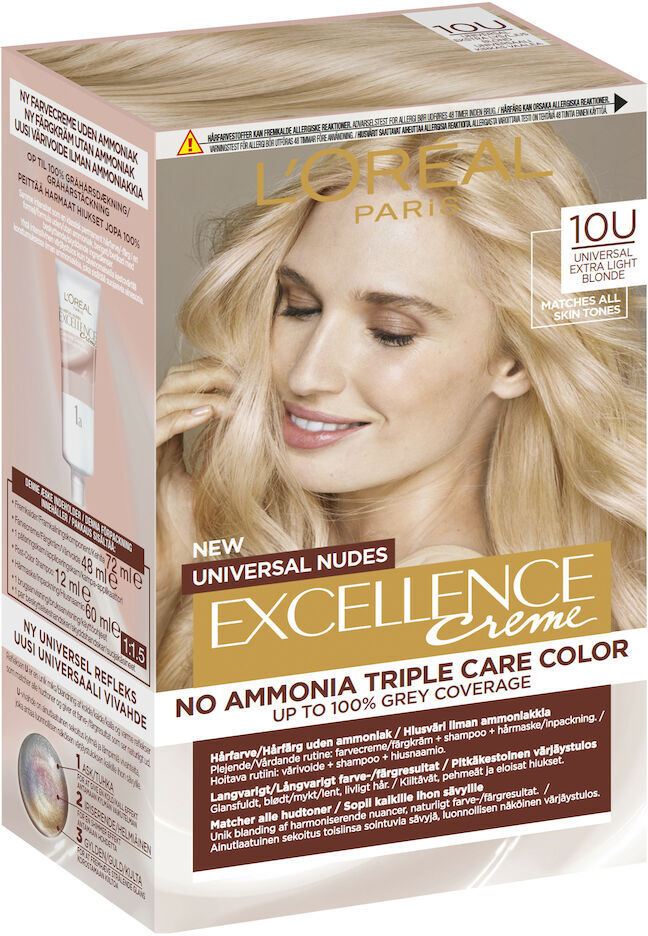 L'Oréal Loreal Excellence Universal Nudes 10u Lightest Blonde